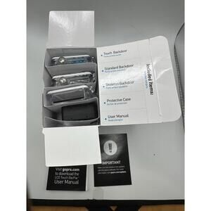 GoPro LCD BacPac Housing Lot Touch Backdoor Skeleton Protective Cases & Manual